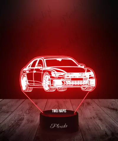 Lampka LED 3D Plexido Samochód Audi S6 - 3