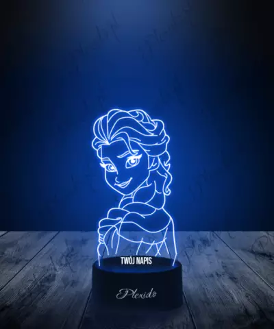 Lampka LED 3D Plexido Bajka Kraina Lodu Elsa - 2