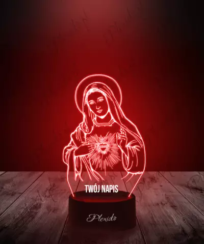 Lampka LED 3D Plexido Matka Boża Maryja - 2