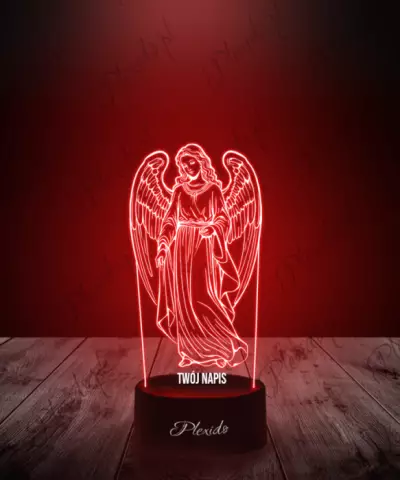 Lampka LED 3D Plexido Anioł Pański Aniołek - 3