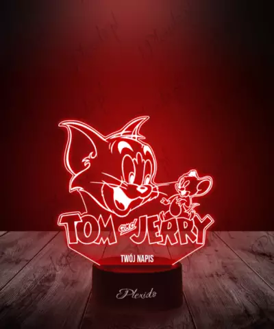 Lampka LED 3D Plexido Tom i Jerry Bajka - 2