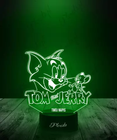 Lampka LED 3D Plexido Tom i Jerry Bajka - 3