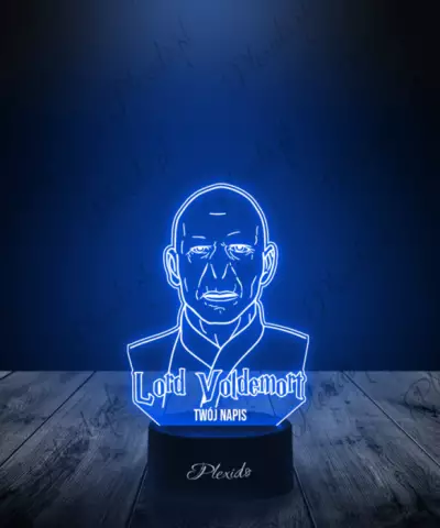 Lampka LED 3D Plexido Lord Voldemort - 1
