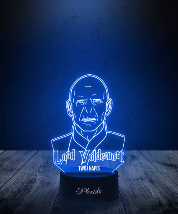 Lampka LED 3D Plexido Lord Voldemort - 1