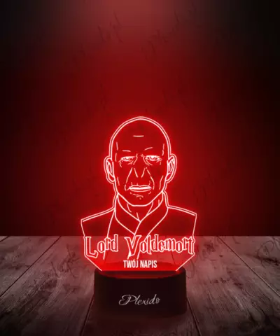 Lampka LED 3D Plexido Lord Voldemort - 3