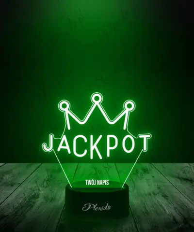 Lampka LED 3D Plexido Hazard Jackpot - 3