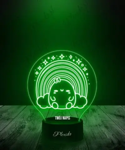 Lampka LED 3D Plexido Squishmallows Tęcza - 2