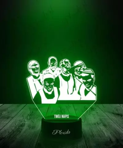 Lampka LED 3D Plexido Metal Rammstein - 3