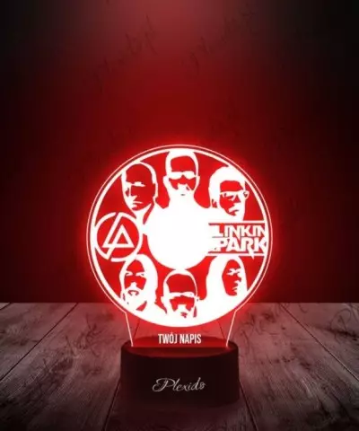 Lampka LED 3D Plexido Muzyka Linkin Park - 1