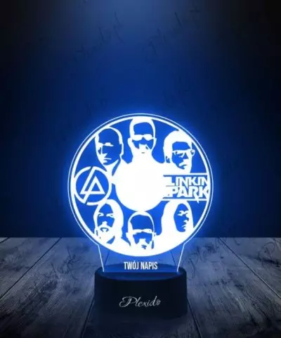 Lampka LED 3D Plexido Muzyka Linkin Park - 2
