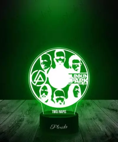 Lampka LED 3D Plexido Muzyka Linkin Park - 3