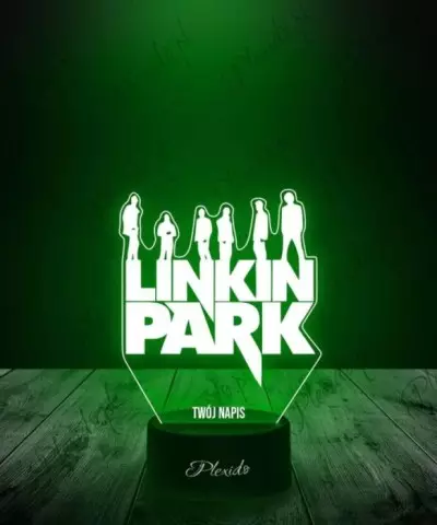 Lampka LED 3D Plexido Muzyka Metal Linkin Park - 1