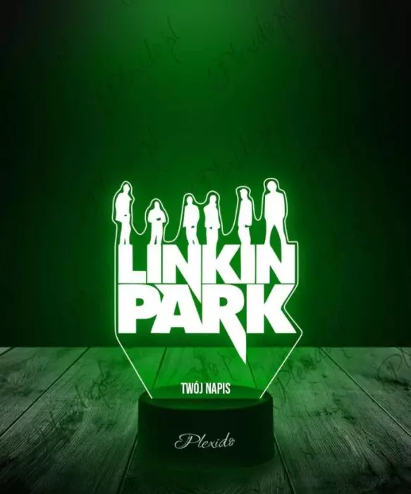 Lampka LED 3D Plexido Muzyka Metal Linkin Park - 1