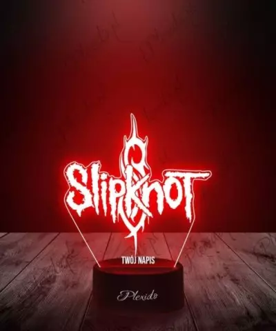 Lampka LED 3D Plexido Logo Slipknot - 2