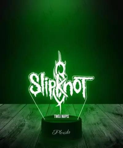 Lampka LED 3D Plexido Logo Slipknot - 3