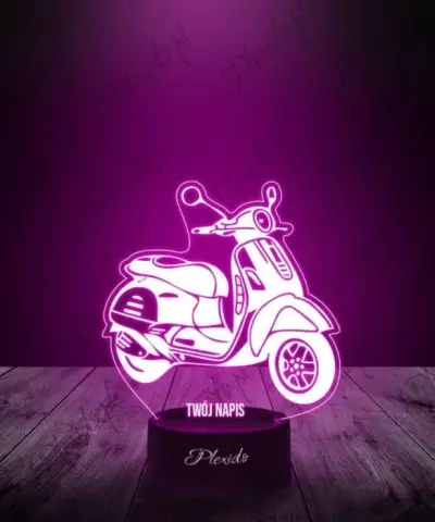Lampka LED 3D Plexido Skuter Miejski - 1
