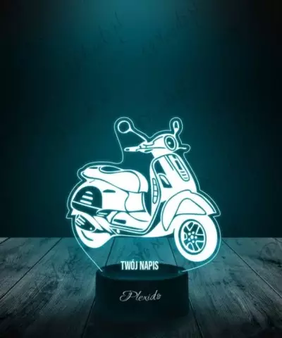 Lampka LED 3D Plexido Skuter Miejski - 2