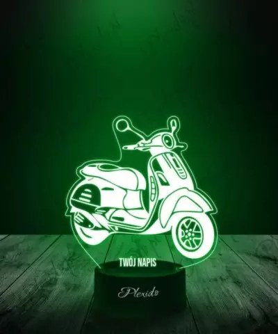 Lampka LED 3D Plexido Skuter Miejski - 3