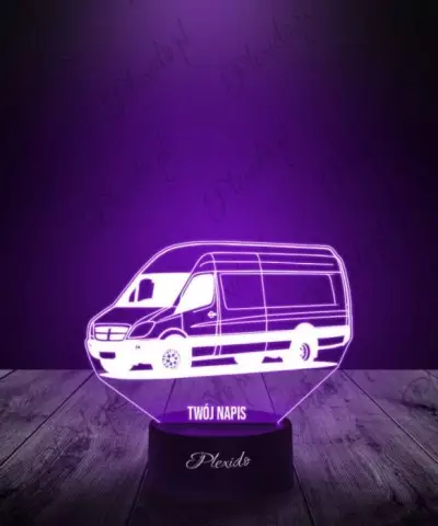 Lampka LED 3D Plexido Samochód Dostawczy - 2