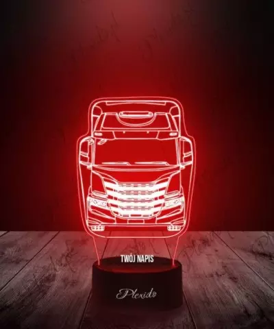Lampka LED 3D Plexido Prezent Ciężarówka Iveco Tir - 3