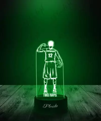 Lampka LED 3D Plexido Prezent Koszykarz z Piłką - 2