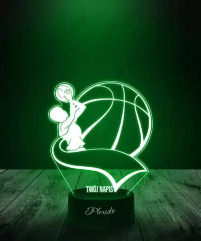 Lampka LED 3D Plexido Prezent Koszykarz Rzut - 2