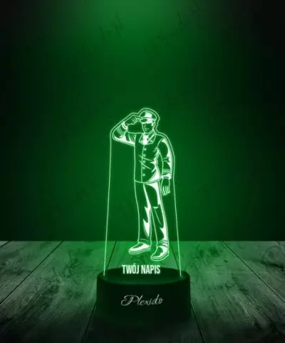 Lampka LED 3D Plexido Prezent Zawód Konduktor - 3