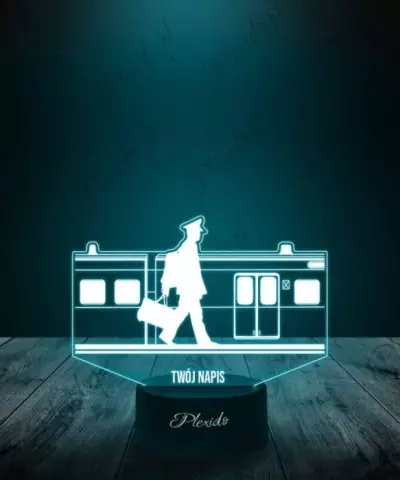 Lampka LED 3D Plexido Prezent Konduktor - 2