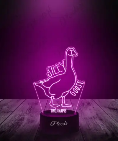 Lampka LED 3D Plexido Prezent Gęś Silly Goose - 2