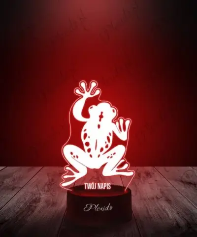 Lampka LED 3D Plexido Prezent Zwierzęta Żaba - 2