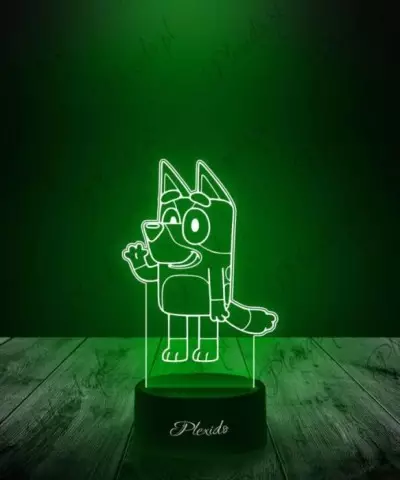Lampka LED 3D Plexido Prezent Bajka Bluey - 3