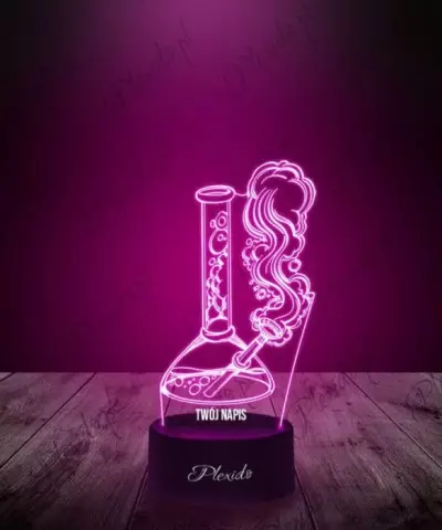 Lampka LED 3D Plexido Prezent Fajka Wodna - 1
