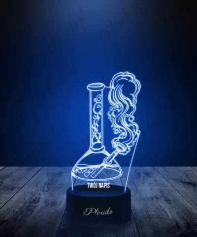 Lampka LED 3D Plexido Prezent Fajka Wodna - 3