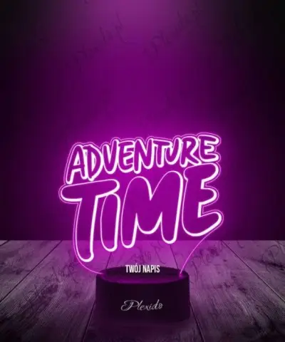 Lampka LED 3D Plexido Prezent Podróże Adventure Time - 2