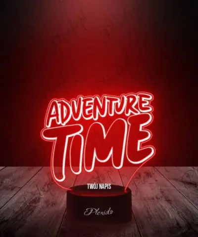 Lampka LED 3D Plexido Prezent Podróże Adventure Time - 3