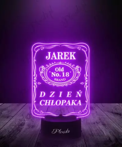 Lampka LED 3D Plexido Prezent Upominek Dzień Chłopaka - 1