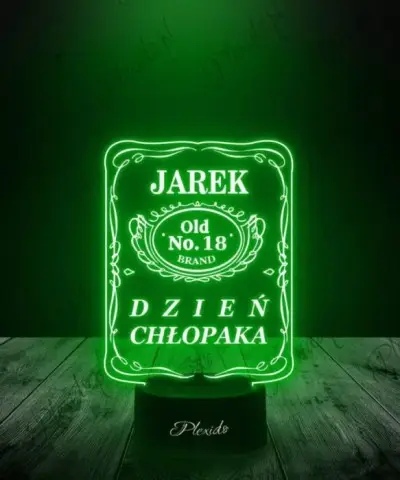 Lampka LED 3D Plexido Prezent Upominek Dzień Chłopaka - 3