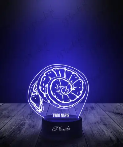 Lampka LED 3D Plexido Prezent Wąż Pyton Królewski - 2