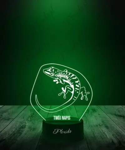 Lampka LED 3D Plexido Prezent Jaszczurka Felsuma - 2
