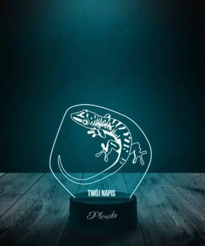 Lampka LED 3D Plexido Prezent Jaszczurka Felsuma - 3
