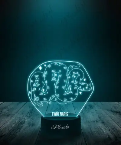 Lampka LED 3D Plexido Prezent Gad Wąż Żmija - 3