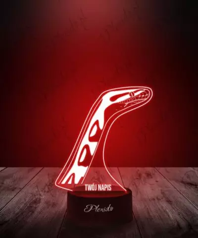 Lampka LED 3D Plexido Prezent Wąż Pyton - 2