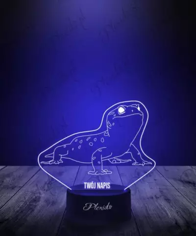 Lampka LED 3D Plexido Prezent Gekon Lamparci - 1