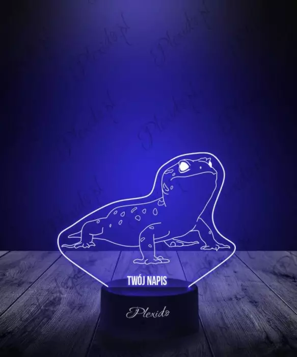 Lampka LED 3D Plexido Prezent Gekon Lamparci - 1