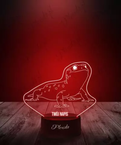 Lampka LED 3D Plexido Prezent Gekon Lamparci - 2