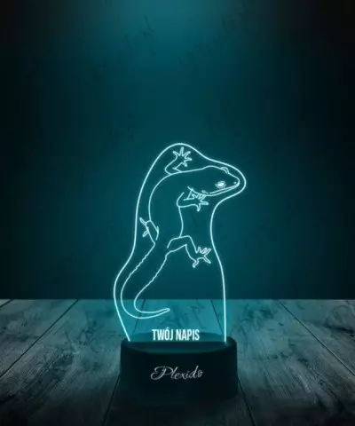 Lampka LED 3D Plexido Prezent Jaszczurka Gekon Lamparci - 2