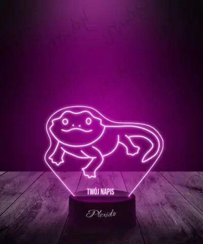 Lampka LED 3D Plexido Prezent Jaszczurka Agama - 2