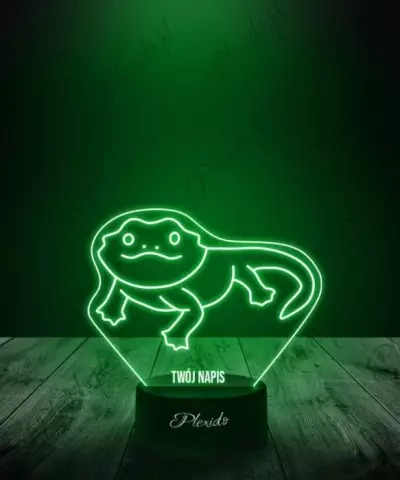 Lampka LED 3D Plexido Prezent Jaszczurka Agama - 3
