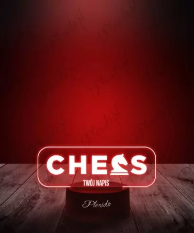 Lampka LED 3D Plexido Prezent Szachy Koń Chees - 3