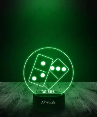 Lampka LED 3D Plexido Prezent Klocki Domino - 3